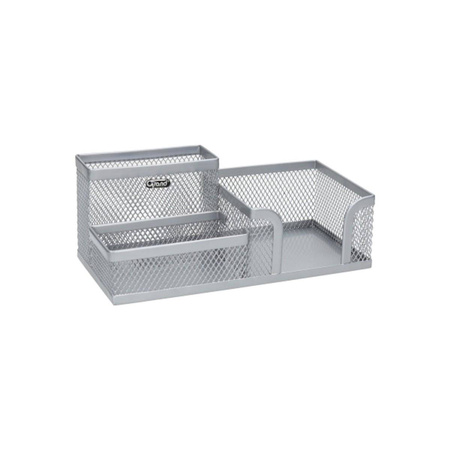 Przybornik na biurko metalowy GR-093 Grand srebrny