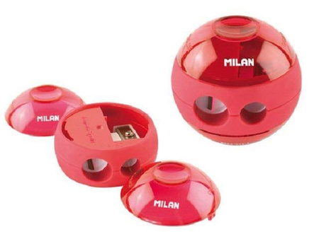 Temperówka z pojemnikiem podwójna Milan Sphere