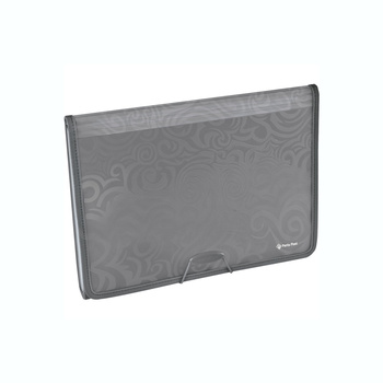 Teczka Panta Plast A4 6 kieszeniami Tai Chi srebrny