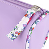 Piórnik tuba Oxford Floral pastel liliowy