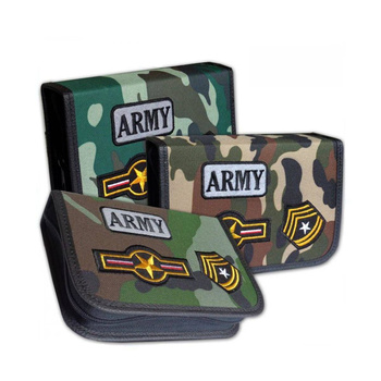 Piórnik bez wyposażenia jednokomorowy 518 Moro Warta