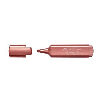 Zakreślacz metaliczny Faber Castell 1546 czerwony