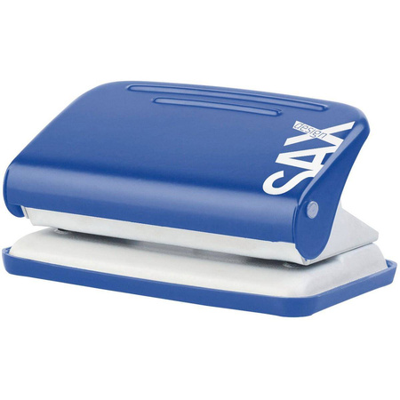 Dziurkacz Sax 218 (12 kartek) niebieski
