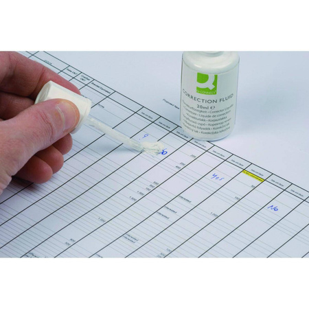 Korektor w płynie Q-Connect z pędzelkiem 20ml