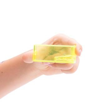 Temperówka z pojemnikiem Faber Castell neonowa