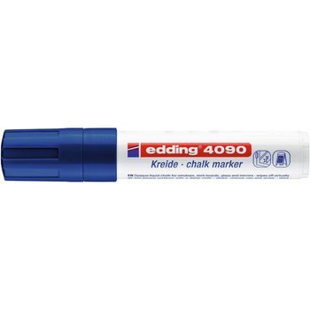 Marker kredowy Edding 4090 końcówka ścięta 4-15mm niebieski