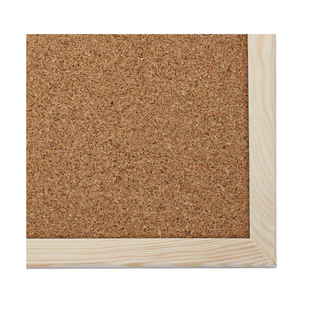 Tablica korkowa 90x60 w ramie drewnianej Budget Memoboards