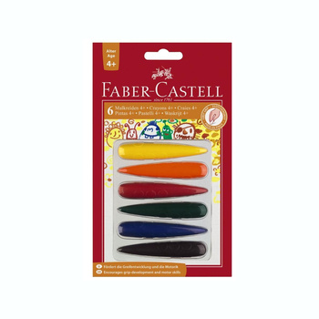 Kredki świecowe Faber Castell 6 kolorów