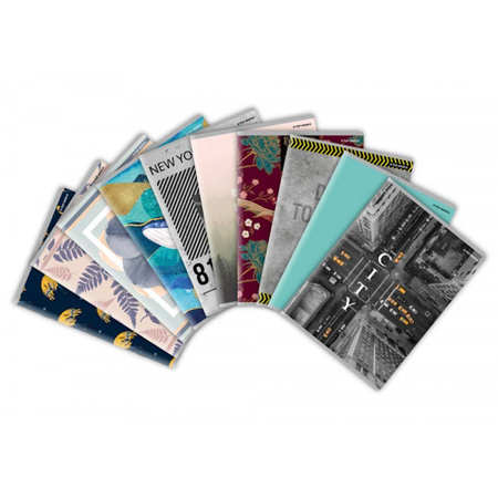 Zeszyt A5 w kratkę z marginesem 96 kartek Megamix Top 2000