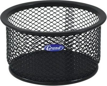 Pojemnik na spinacze Grand GR-010 Vip metalowy czarny