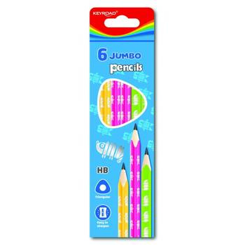 Ołówek drewniany trójkątny Keyroad Jumbo HB