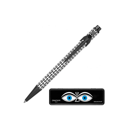 Długopis automatyczny Caran d`Ache 849 Alexander Girard Black M w pudełku