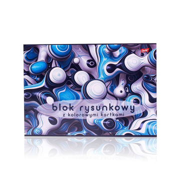 Blok rysunkowy kolorowy A4 16 kartek Unipap