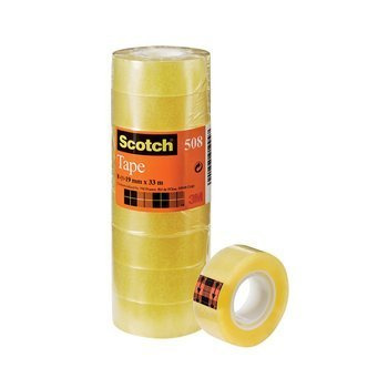 Taśma klejąca biurowa Scotch 19mm x 33m ekonomiczna 8 sztuk