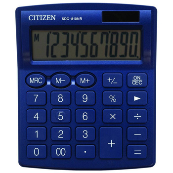 Kalkulator biurowy Citizen SDC-810 granatowy
