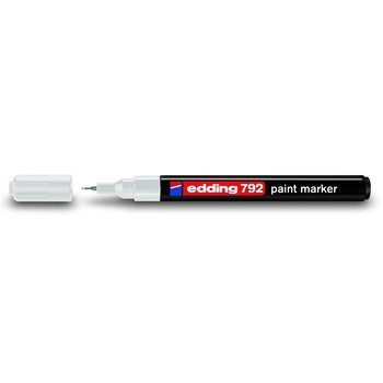 Marker olejowy Edding końcówka okrągła 0.8mm biały