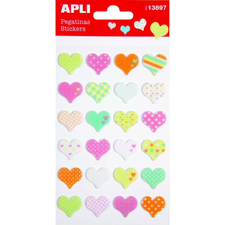 Naklejki filcowe Apli Hearts