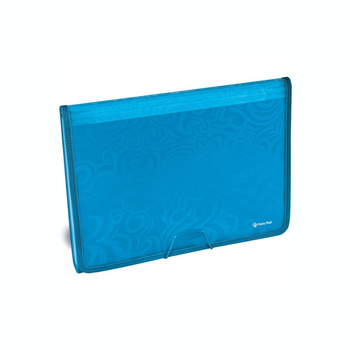 Teczka Panta Plast A4 6 kieszeniami Tai Chi niebieski