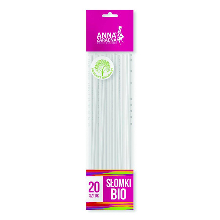 Słomki BIO Anna Zaradna 20 sztuk