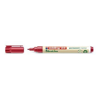 Marker permanentny Edding 25 Ecoline czerwony