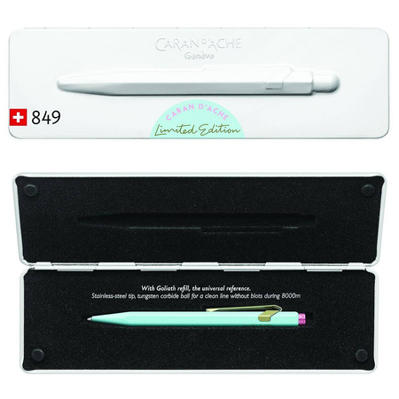 Długopis automatyczny Caran d`Ache 849 Claim Your Style Ed2 Bluish Pale M