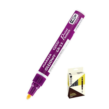 Marker olejowy Grand GR-25 fioletowy