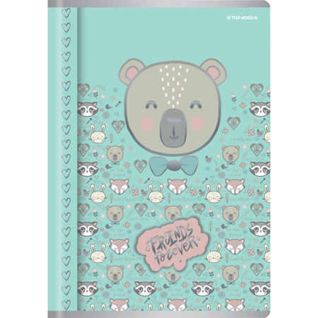 Zeszyt A5 w kolorową linie 32 kartki Friends Top 2000