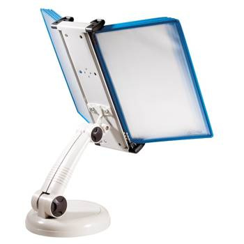 Biurkowy system prezentacyjny Mini Stand Tarifold + 10 paneli prezentacyjnych niebieskich