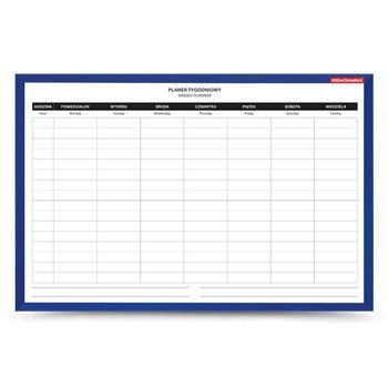 Planer tygodniowy Memoboards magnetyczno-suchościeralny 60x40cm granatowy