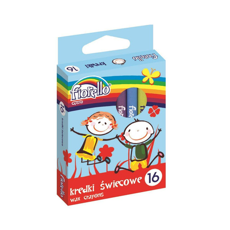 Kredki świecowe 16 kolorów Fiorello