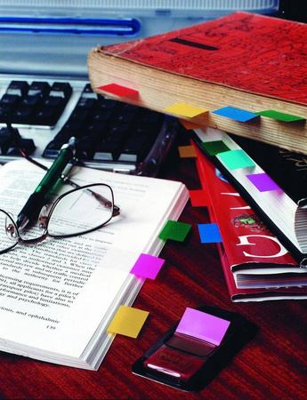 Zakładki indeksujące Post-it 3M 25x43mm czerwone 680-1
