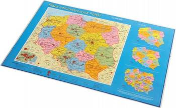 Podkładka na biurko Mapa Polski Panta Plast
