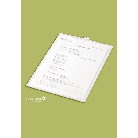 Panel prezentacyjny z uszkiem Green Line Tarifold A4 pionowy 5 sztuk