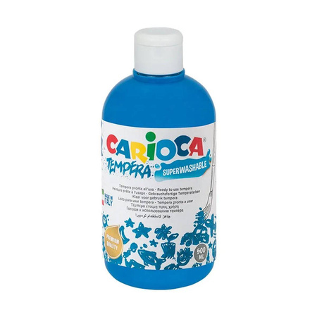 Farba tempera Carioca 500ml błękitna