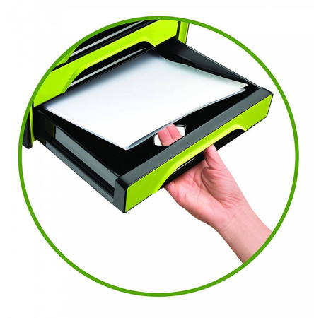 Zestaw 5 szufladek Cep Smoove czarny zielony