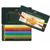 Kredki Faber Castell Polychromos 12 kolorów metalowe pudełko