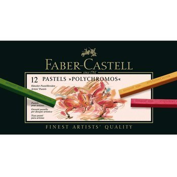 Pastele suche Polychromos Faber Castell 12 kolorów