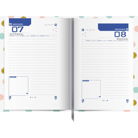 Kalendarz Oxford Happy 12x18cm 2022/2023