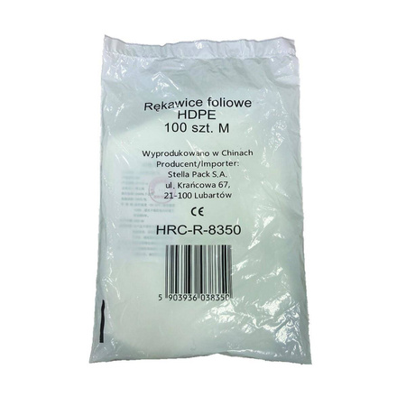 Rękawice foliowe Stella M HDPE