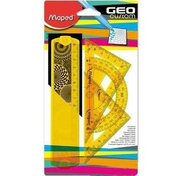 Zestaw geometryczny 4 elementy 15 cm Geocustom Maped