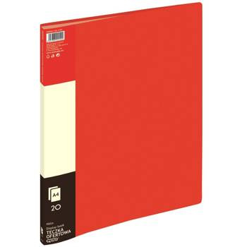Teczka ofertowa Grand A4 20 koszulek czerwony