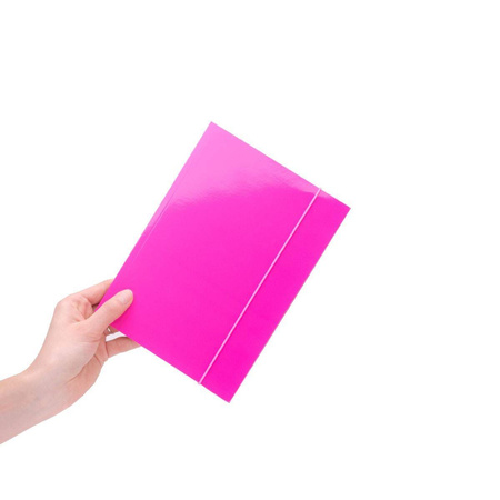 Teczka z gumką A5+ fluo