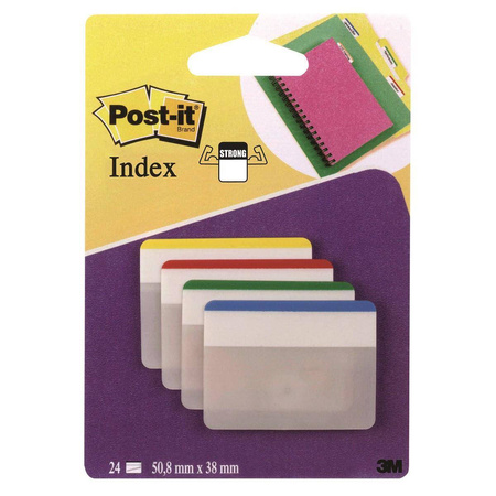 Zakładki indeksujące Post-it 3M do archiwizacji proste do szuflad 686-F1