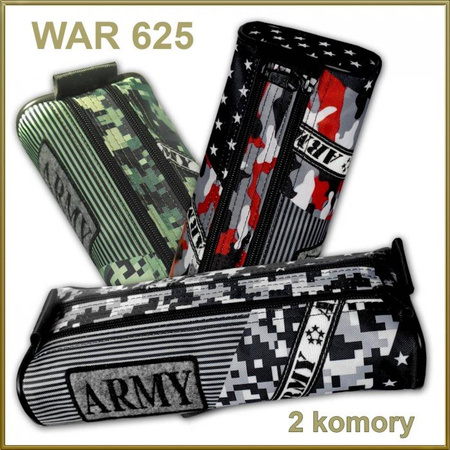 Piórnik saszetka dwukomorowy 625 Army