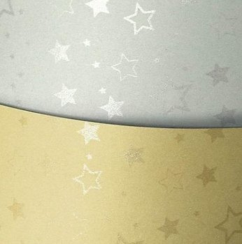 Papier ozdobny A4 złoty stars 220g Argo