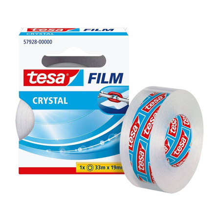 Taśma klejąca biurowa Tesa Crystal 33m x 19m