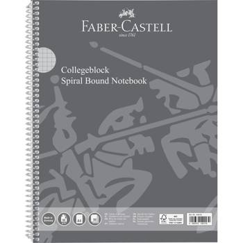 Kołonotatnik A4 80 kartek kratka Faber Castell