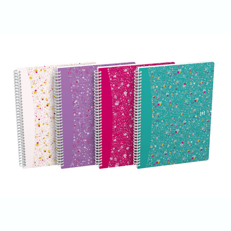 Notes na spirali Oxford Floral A6 50 kartek