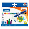 Flamastry Milan Maxi Super Washable 12 kolorów