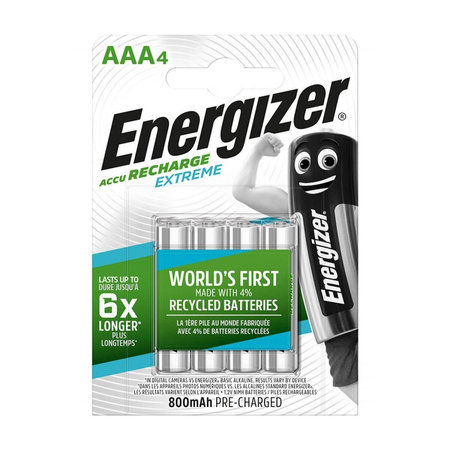 Baterie akumulatorki Energizer Extreme AAA HR03